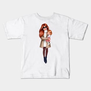 Mother with doughter Kids T-Shirt